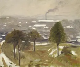 Snowscene at Porte de Versailles, by Albert Marquet, 1904