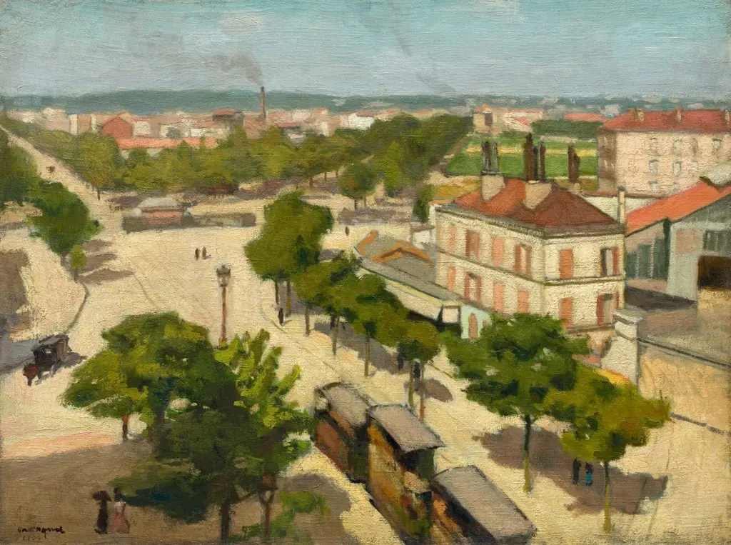 The Gate of St. Cloud, Paris, by Albert Marquet