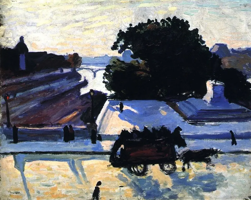 The Louvre Embankment and the Pont-Neuf in Paris, by Albert Marquet
