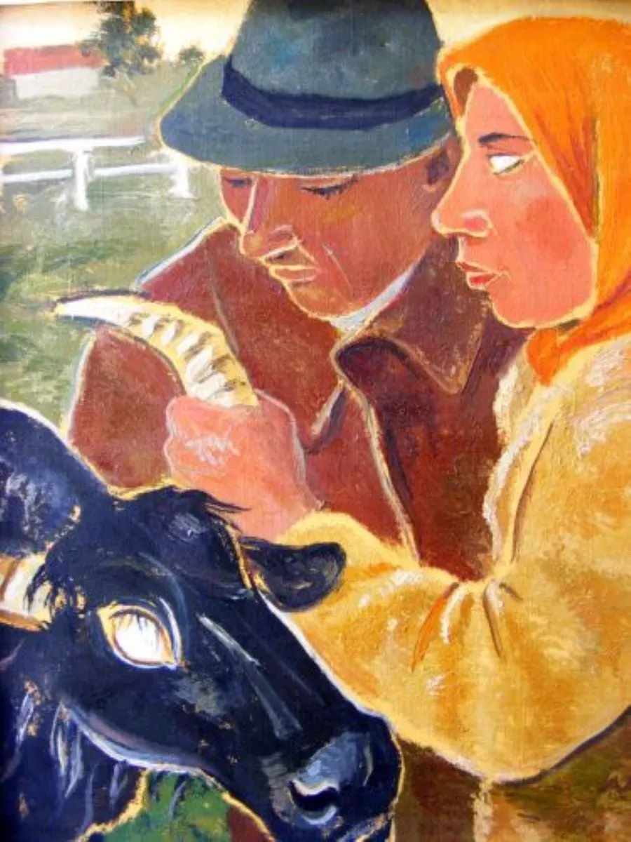 În târg, by Albert Nagy, unspecified, 1949