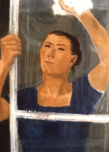 Spălatul geamului, by Albert Nagy