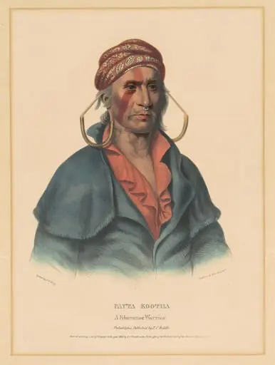 Payta Kootha, a Shawnee Warrior, by Albert Newsam