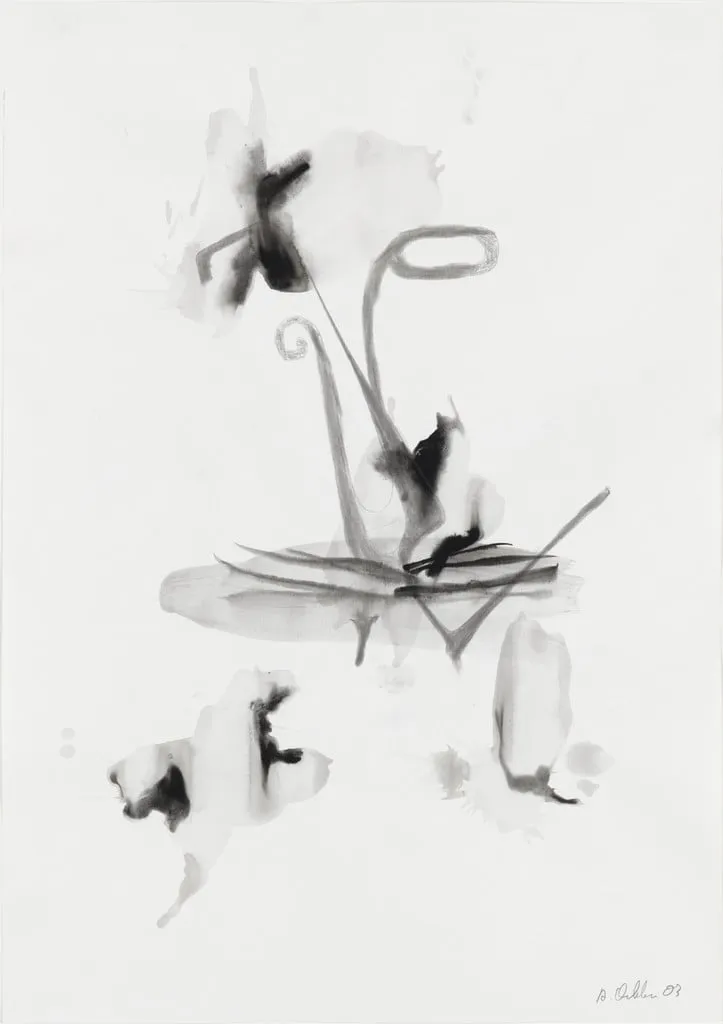 Untitled, by Albert Oehlen, graphite, 2003