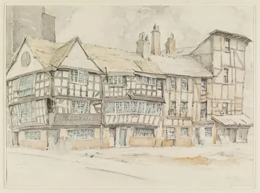 The Old Shambles, Manchester, Lancashire, by Albert Pile