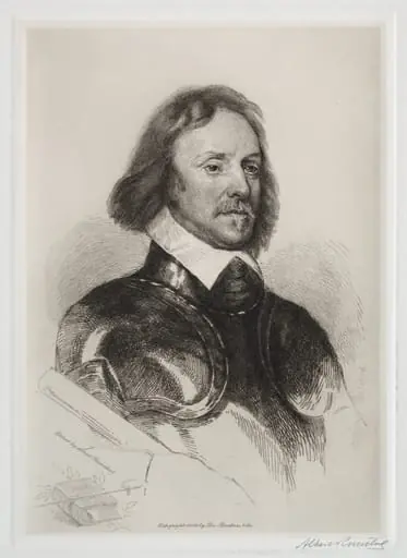 Oliver Cromwell, by Albert Rosenthal