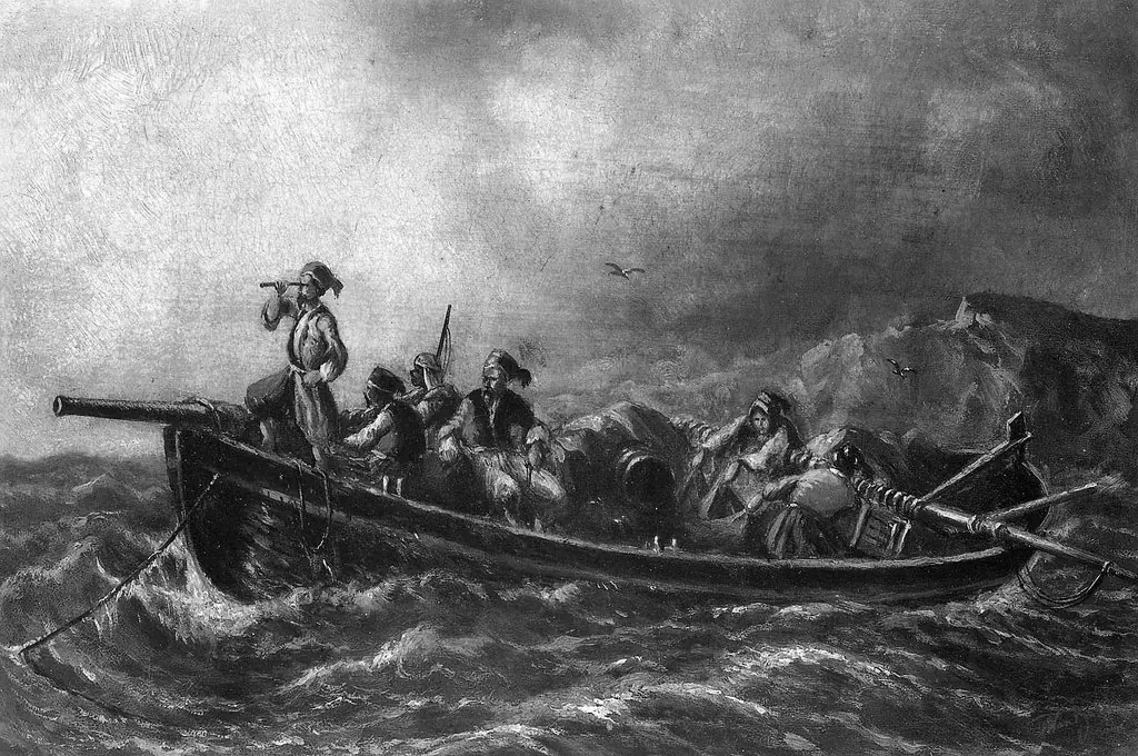 Men in a Boat, by Albert van Beest