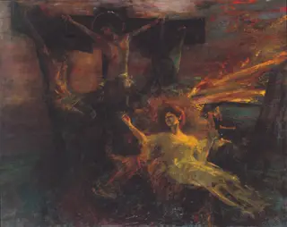 Crucifixion Vision II, by Albert von Keller, 1903