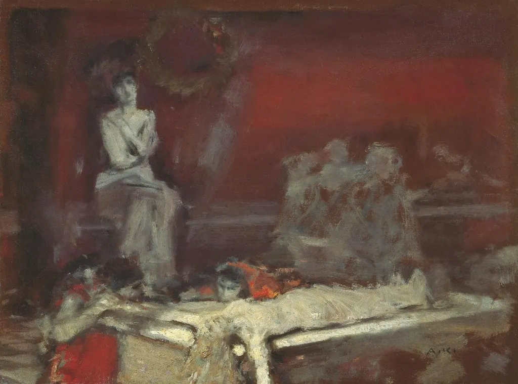 Mystical Healing of the Sick, by Albert von Keller, oil, 1894