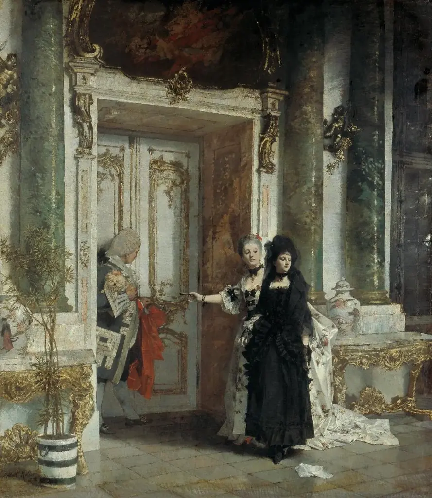 Zur Audienz, by Albert von Keller