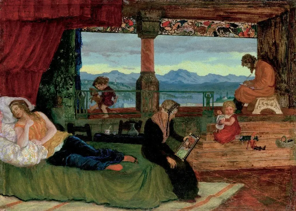 Das Haus der Träume, by Albert Welti