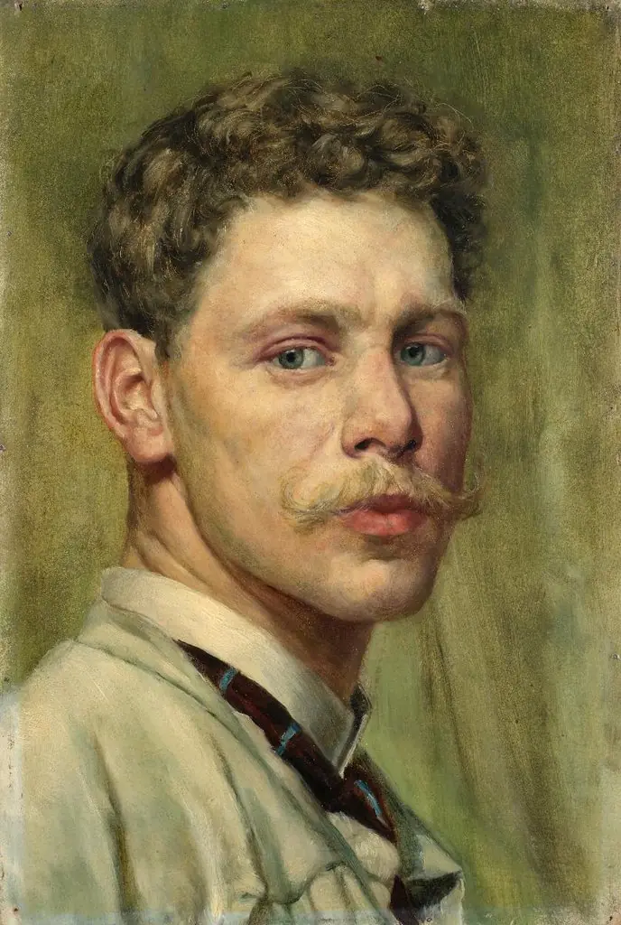 Selbstbildnis, by Albert Welti