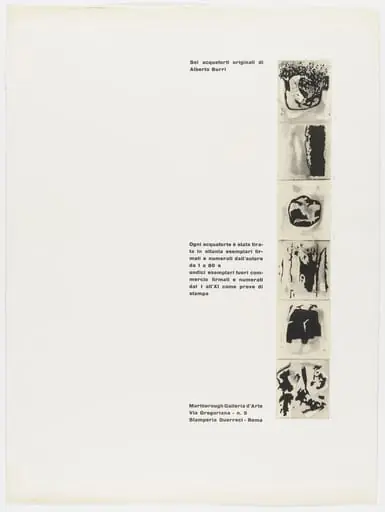 Untitled, by Alberto Burri