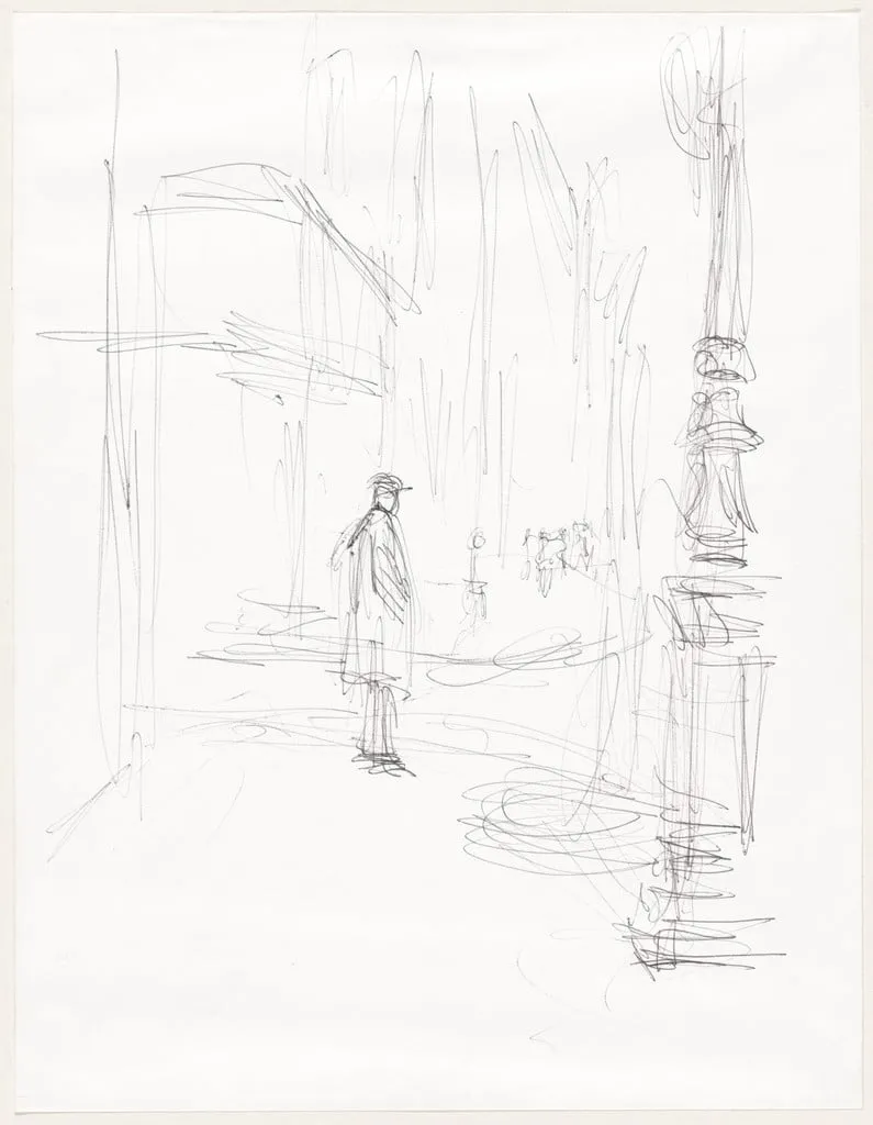 Untitled, by Alberto Giacometti, 1965