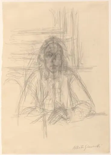 Untitled, by Alberto Giacometti