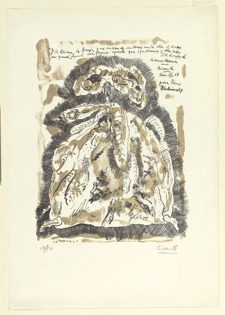 Untitled, by Alberto Gironella, ink, 1963