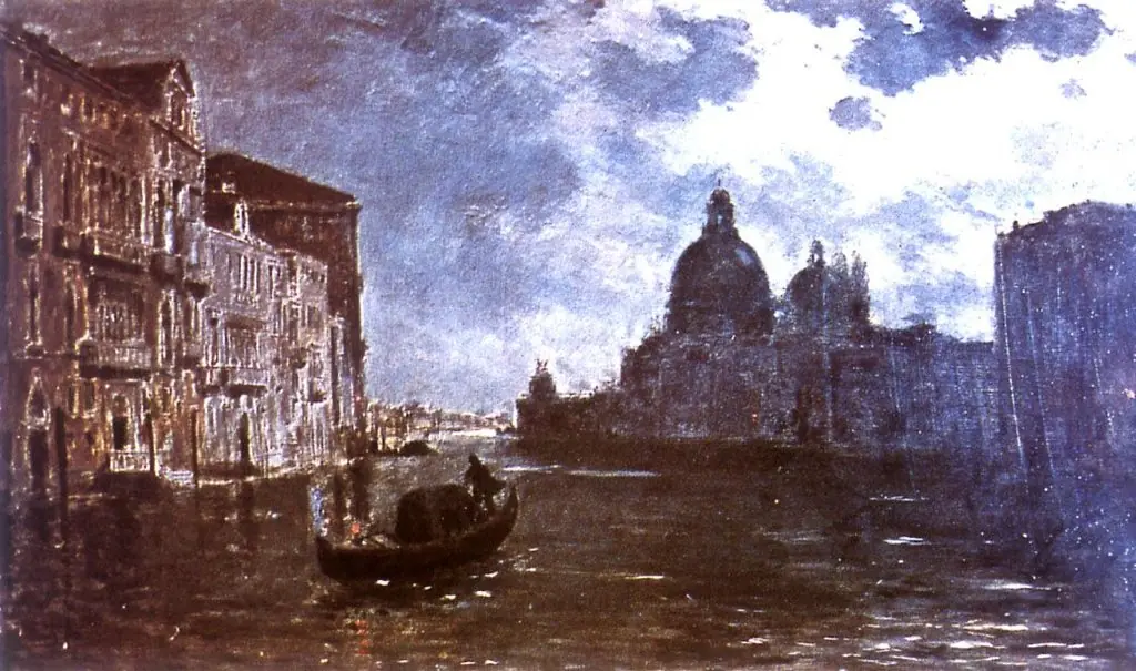 Nocturno veneciano, by Alberto Orrego Luco