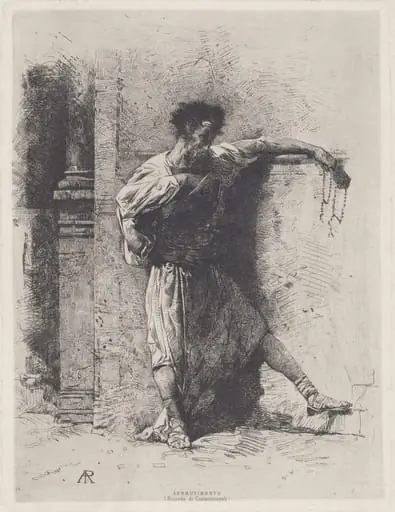 Abbrutimento  (Ricordo di Constantinopoli) [Brutalization (Souvenir of Constantinople)], by Alberto Pasini