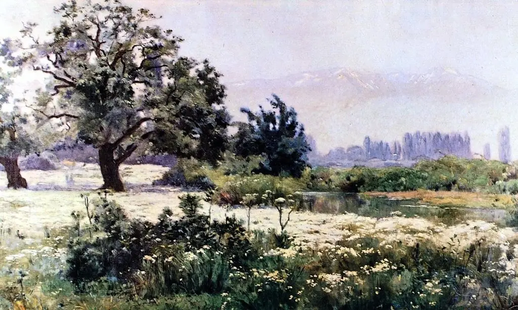 Paisaje con Manzanillas, by Alberto Valenzuela Llanos