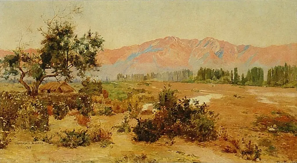 Paisaje de cordillera, by Alberto Valenzuela Llanos