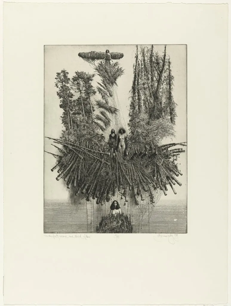 Untitled, by Albin Brunovsky, ink, 1979