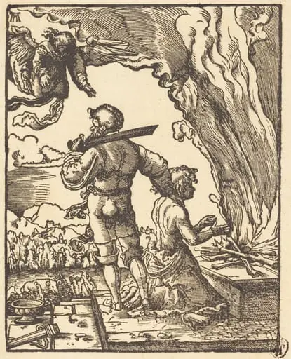 Abraham's Sacrifice, by Albrecht Altdorfer