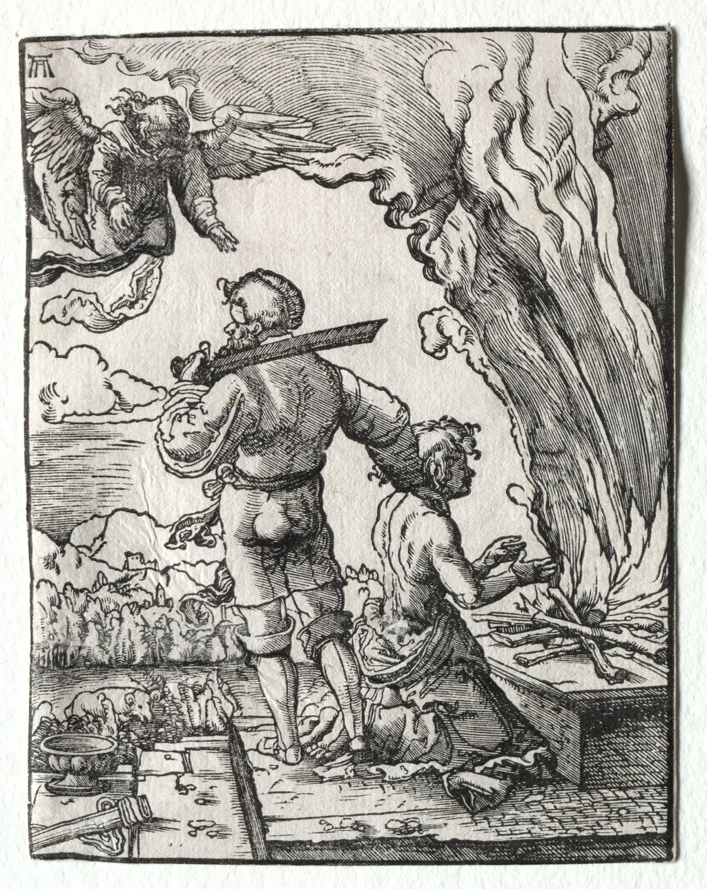 Abraham's Sacrifice, by Albrecht Altdorfer, 1520