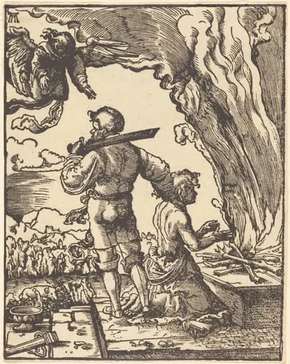 Abraham's Sacrifice, by Albrecht Altdorfer