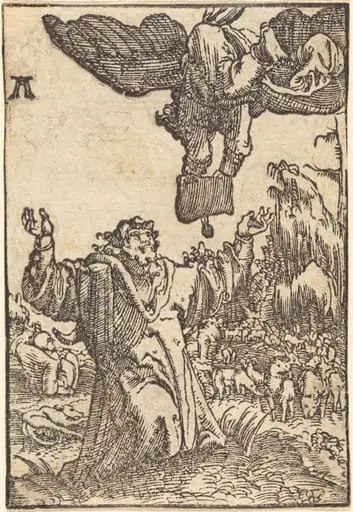 Annunciation to Joachim, by Albrecht Altdorfer