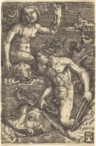 Arion and a Nereid, by Albrecht Altdorfer
