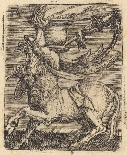 Centaur with a Vase, by Albrecht Altdorfer