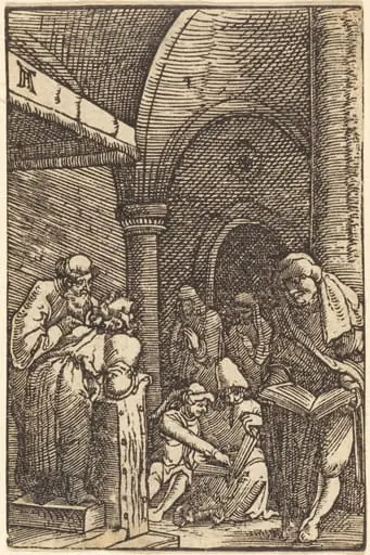 Christ Disputing with the Doctors, by Albrecht Altdorfer