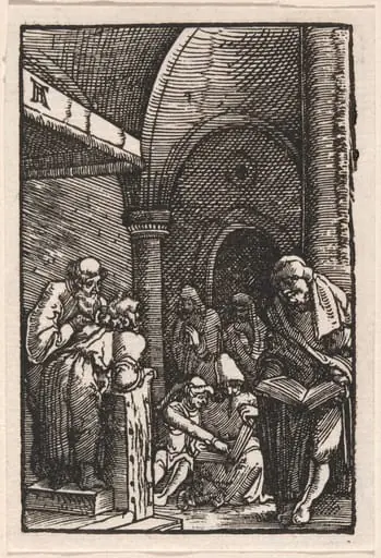 Christ Disputing with the Doctors, by Albrecht Altdorfer