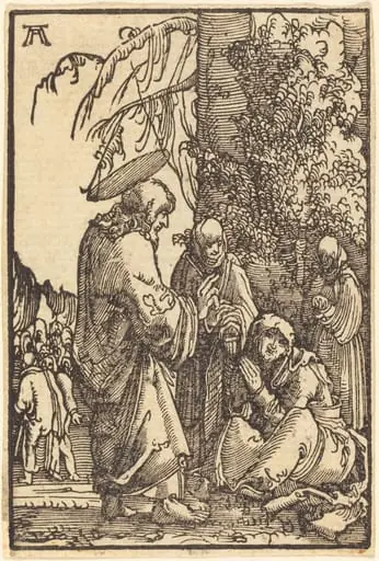 Christ Taking Leave of his Mother, by Albrecht Altdorfer
