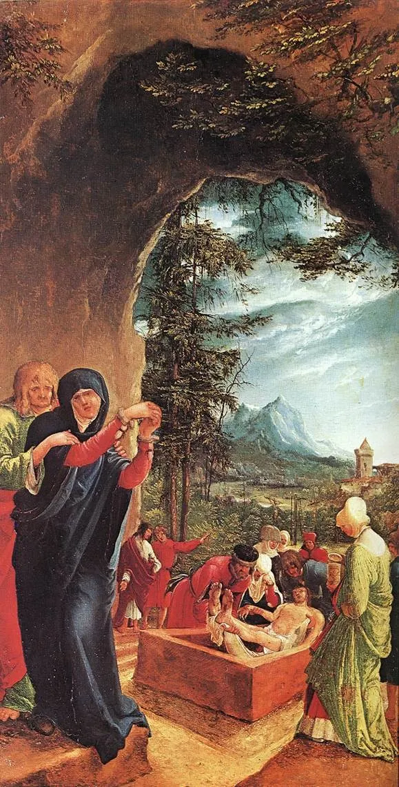 Entombment of Christ, by Albrecht Altdorfer, oil, 1518
