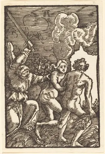Expulsion from Paradise, by Albrecht Altdorfer