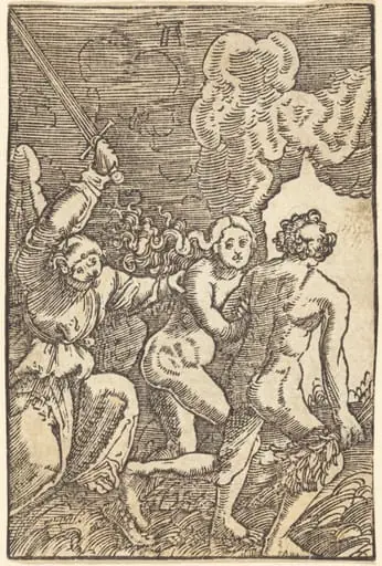 Expulsion from Paradise, by Albrecht Altdorfer