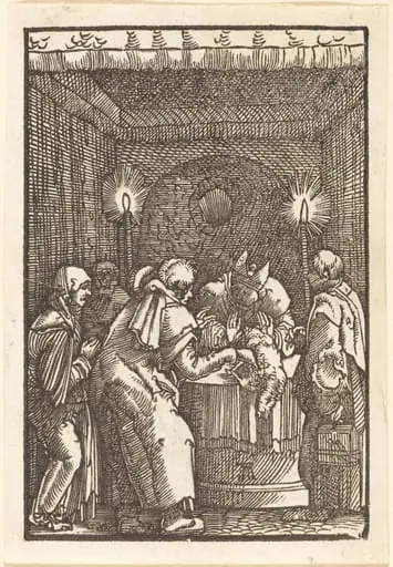 Joachim's Offering Refused, by Albrecht Altdorfer
