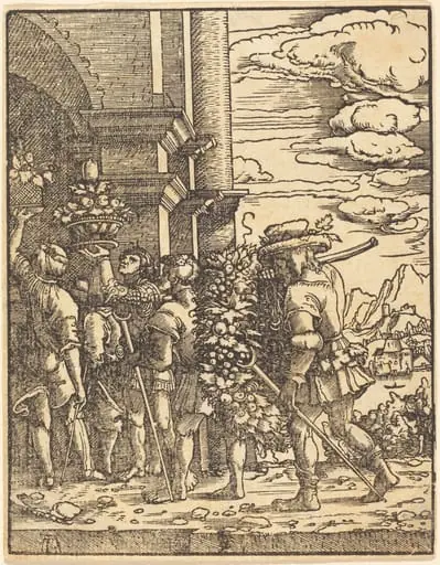 Joshua and Caleb, by Albrecht Altdorfer