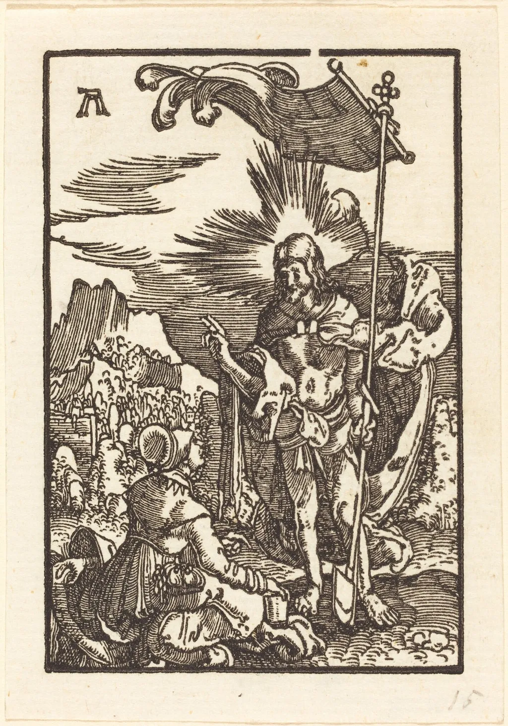 Noli me Tangere, by Albrecht Altdorfer, ink, 1513