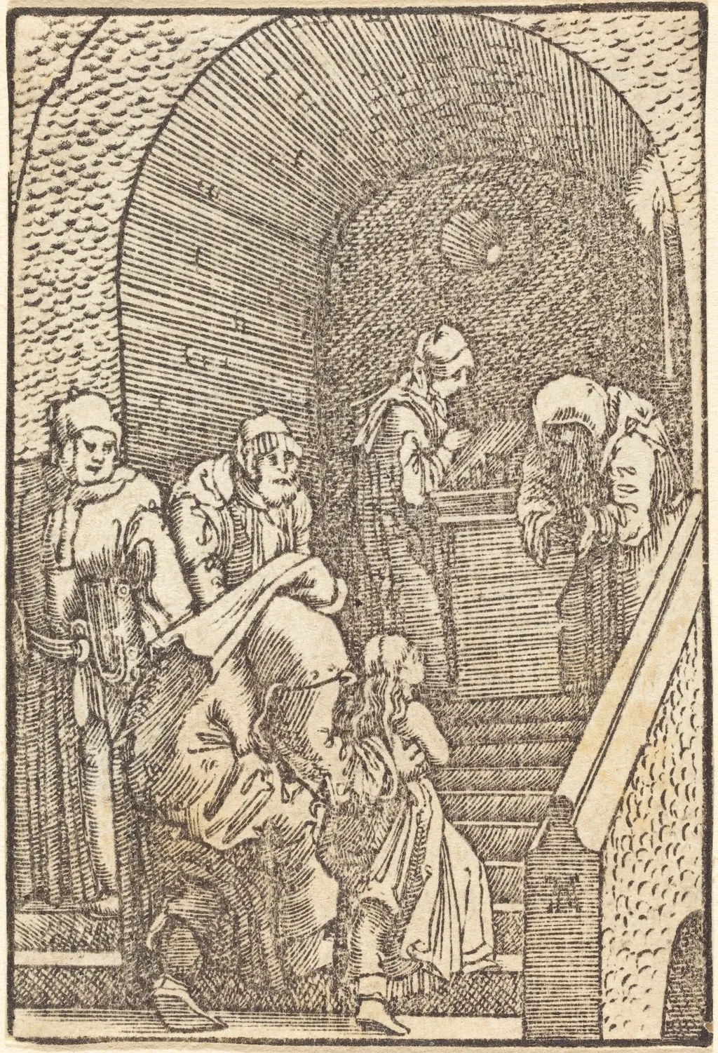 Presentation of the Virgin, by Albrecht Altdorfer, ink, 1513