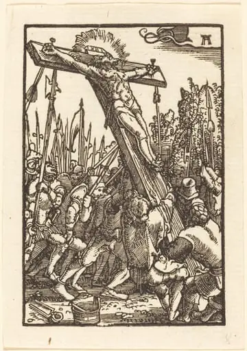 Raising of the Cross, by Albrecht Altdorfer