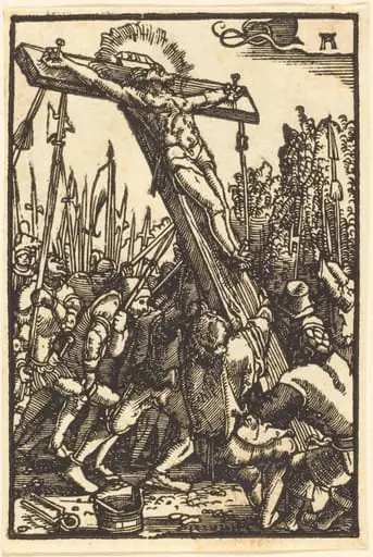 Raising of the Cross, by Albrecht Altdorfer