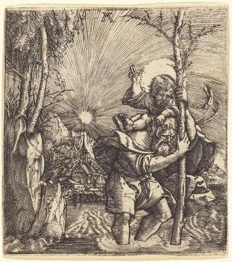 Saint Christopher, by Albrecht Altdorfer