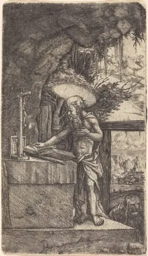 Saint Jerome Reading, by Albrecht Altdorfer