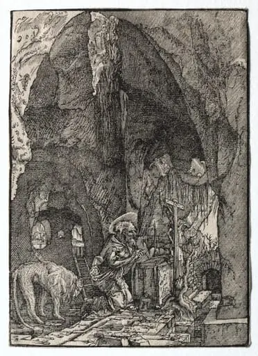 St. Jerome in the Cave, by Albrecht Altdorfer