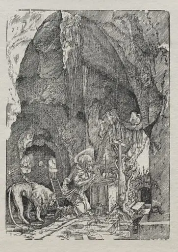 St. Jerome in the Cave, by Albrecht Altdorfer