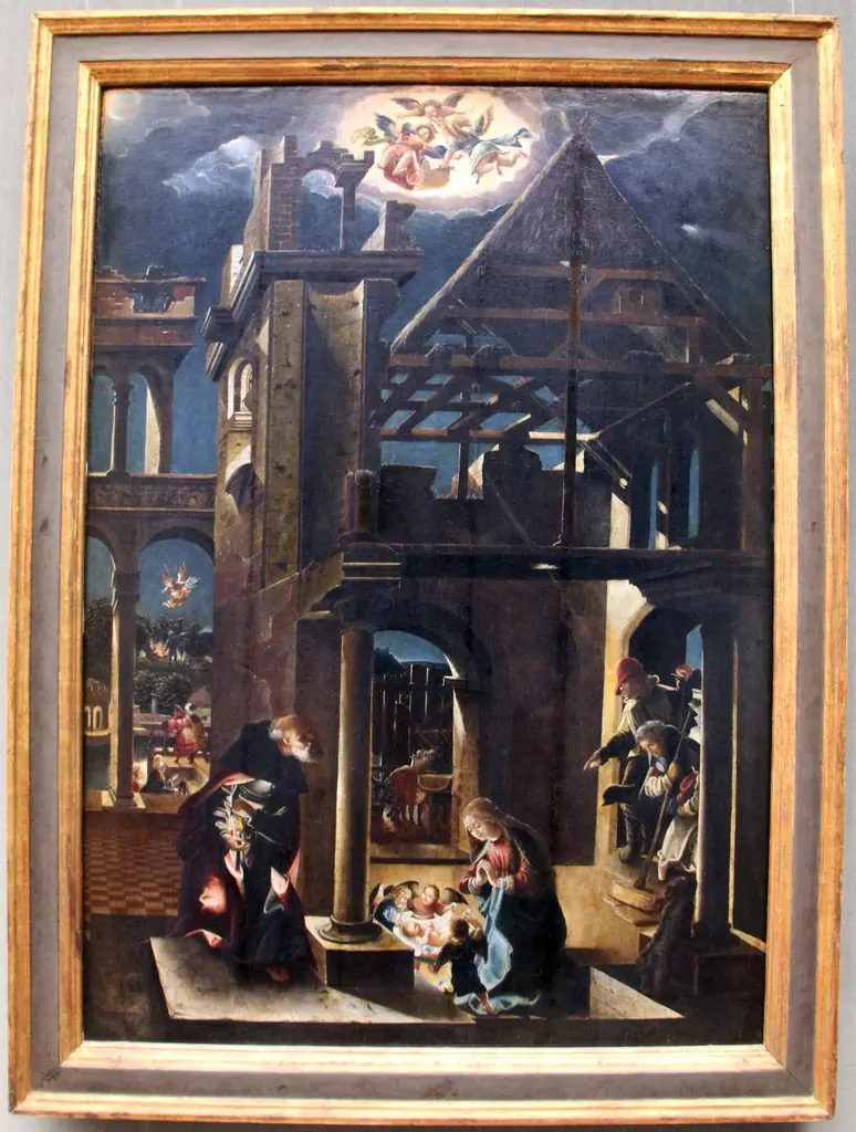 The Adoration of the Shepherds, by Albrecht Altdorfer