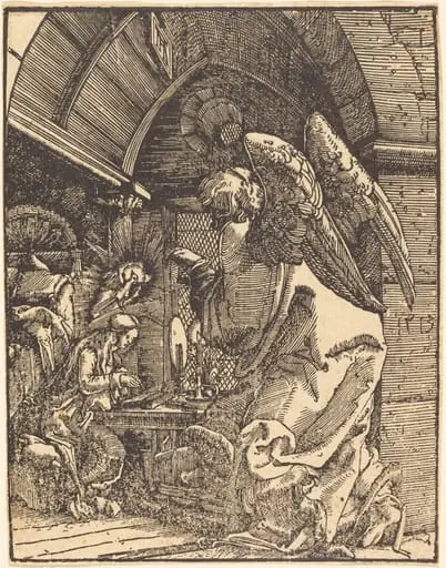 The Annunciation, by Albrecht Altdorfer