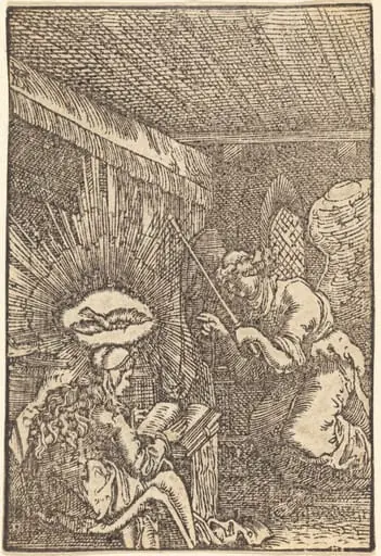 The Annunciation, by Albrecht Altdorfer