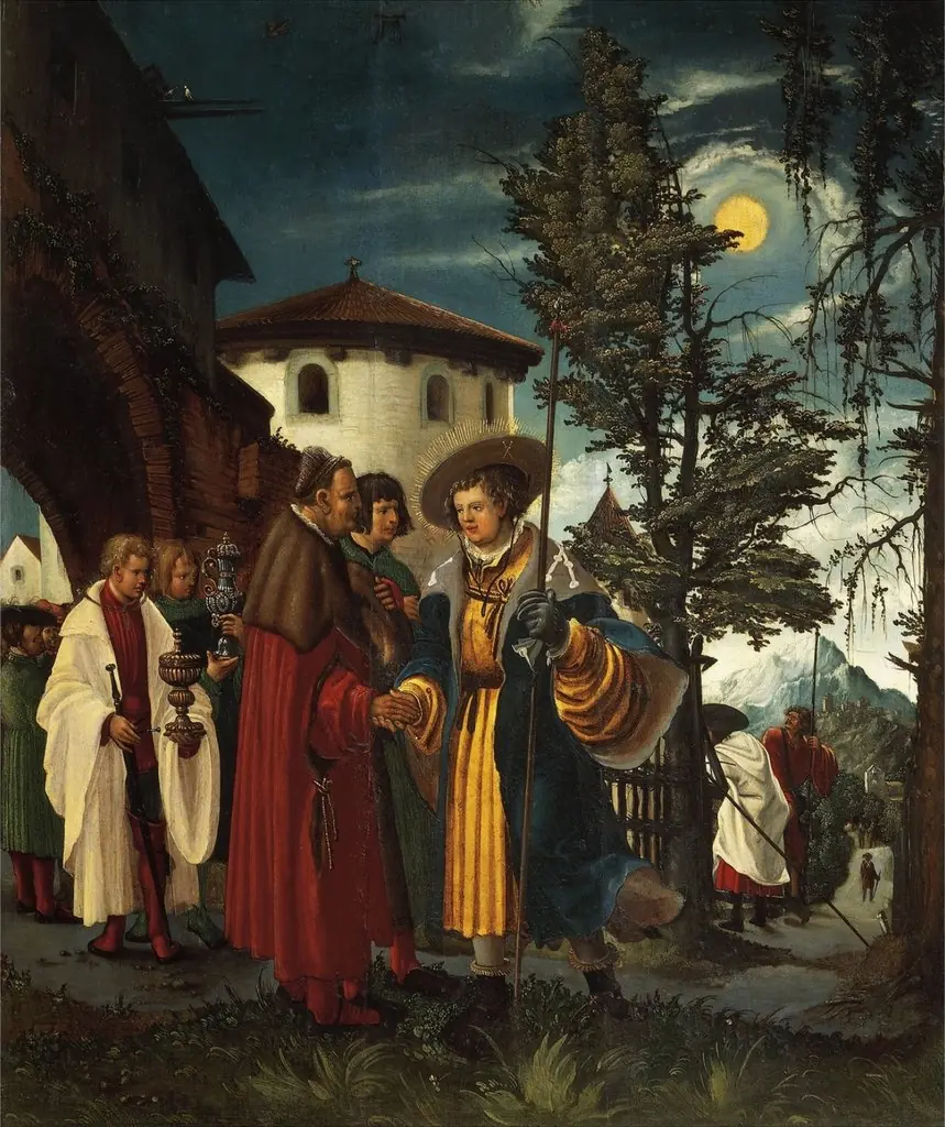 The Departure of Saint Florian, by Albrecht Altdorfer